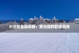 小兰创业园招聘：穿出你的职场风格