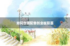 如何合理配售创业板股票