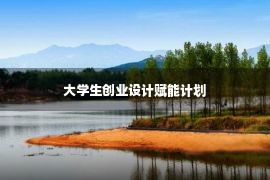 大学生创业设计赋能计划