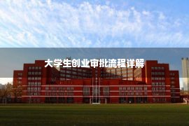 大学生创业审批流程详解