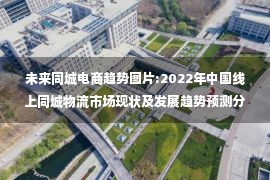 未来同城电商趋势图片:2022年中国线上同城物流市场现状及发展趋势预测分析