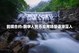 前提合约:数字人民币应用场景逐渐深入