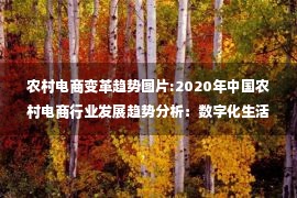 农村电商变革趋势图片:2020年中国农村电商行业发展趋势分析：数字化生活消费方式变革将重塑县域农村大市场[图]