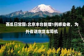 西瓜日常图:北京丰台新增1例感染者，为外省进京货车司机