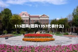 115团购(团购1357代表什么)