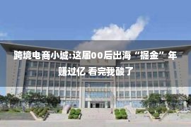 跨境电商小城:这届00后出海“掘金”年赚过亿 看完我酸了