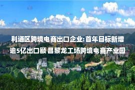 利通区跨境电商出口企业:首年目标新增逾5亿出口额 昌黎龙工场跨境电商产业园正式开园