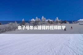 亲子号怎么赚钱的视频教学