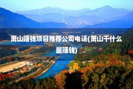 萧山赚钱项目推荐公司电话(萧山干什么最赚钱)