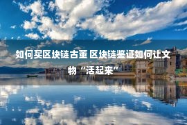 如何买区块链古董 区块链鉴证如何让文物“活起来”