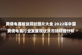 跨境电商板块现状图片大全 2022年中国跨境电商行业发展现状及市场规模分析 我国跨境电商规模逆势增长【组图】