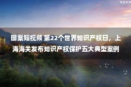 图案短视频 第22个世界知识产权日，上海海关发布知识产权保护五大典型案例，“小黄人”动画形象、“抖音短视频LOGO”都被侵权了