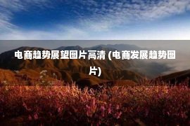 电商趋势展望图片高清 (电商发展趋势图片)