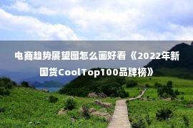 电商趋势展望图怎么画好看 《2022年新国货CoolTop100品牌榜》