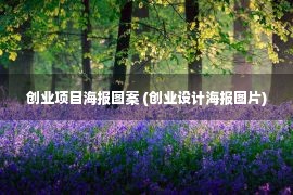 创业项目海报图案 (创业设计海报图片)