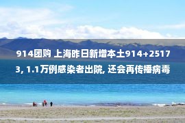 914团购 上海昨日新增本土914+25173, 1.1万例感染者出院, 还会再传播病毒吗? 邬惊雷回应...