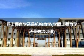 爵士舞自学还是机构自学(学爵士舞自学还是去培训班)