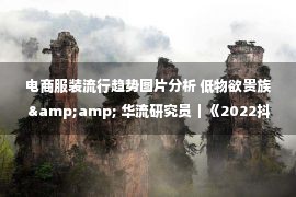 电商服装流行趋势图片分析 低物欲贵族 &amp; 华流研究员｜《2022抖音电商服饰秋冬趋势报告》解读VOL.2