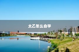 太乙怎么自学