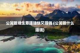 公寓做啥生意赚钱快又赚钱 (公寓做什么赚钱)