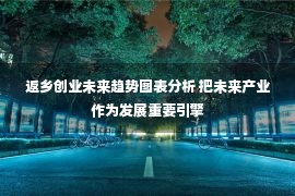 返乡创业未来趋势图表分析 把未来产业作为发展重要引擎