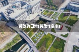 劳改的日常(劳改作息表)