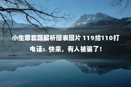 小生意套路解析图表图片 119给110打电话：快来，有人被骗了！