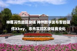 神鹿高性能区块链 神州数字发布智能硬件Xkey，率先实现区块链商业化