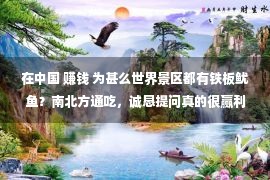 在中国 赚钱 为甚么世界景区都有铁板鱿鱼？南北方通吃，诚恳提问真的很赢利吗