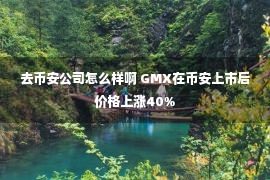 去币安公司怎么样啊 GMX在币安上市后价格上涨40%