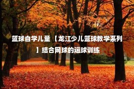 篮球自学儿童 【龙江少儿篮球教学系列】结合网球的运球训练