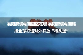 襄阳跨境电商园区在哪 襄阳跨境电商链接全球打造对外开放“桥头堡”