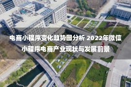 电商小程序变化趋势图分析 2022年微信小程序电商产业现状与发展前景