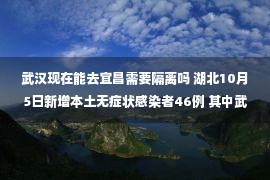 武汉现在能去宜昌需要隔离吗 湖北10月5日新增本土无症状感染者46例 其中武汉11例