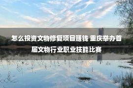 怎么投资文物修复项目赚钱 重庆举办首届文物行业职业技能比赛