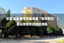 币安 国米 意甲双雄遭遇“数字冥币”？国米赞助合同或陷危局