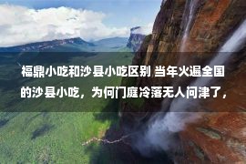 福鼎小吃和沙县小吃区别 当年火遍全国的沙县小吃，为何门庭冷落无人问津了，原因是这样