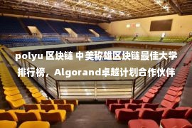 polyu 区块链 中美称雄区块链最佳大学排行榜，Algorand卓越计划合作伙伴名至实归