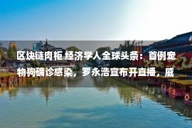 区块链肉柜 经济学人全球头条：首例宠物狗确诊感染，罗永浩宣布开直播，威马汽车取消年终奖