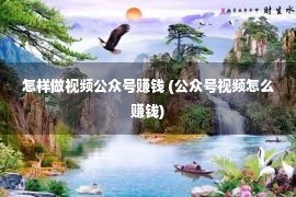 怎样做视频公众号赚钱 (公众号视频怎么赚钱)