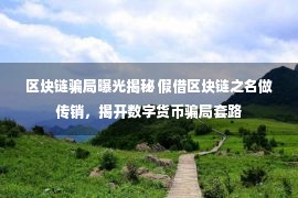 区块链骗局曝光揭秘 假借区块链之名做传销，揭开数字货币骗局套路