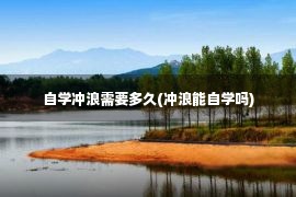 自学冲浪需要多久(冲浪能自学吗)