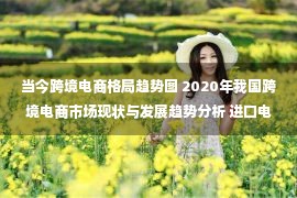 当今跨境电商格局趋势图 2020年我国跨境电商市场现状与发展趋势分析 进口电商发展潜力大【组图】