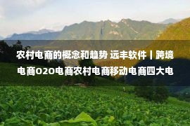 农村电商的概念和趋势 远丰软件丨跨境电商O2O电商农村电商移动电商四大电商趋势分析