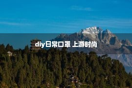 diy日常口罩 上游时尚