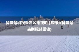 抖音号刷视频怎么赚钱的 (怎样买抖音号来刷视频赚钱)