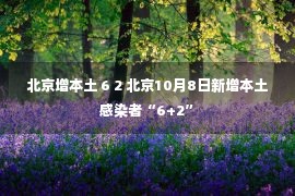 北京增本土 6 2 北京10月8日新增本土感染者“6+2”