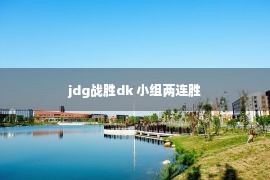 jdg战胜dk 小组两连胜