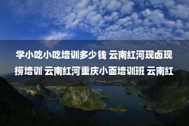 学小吃小吃培训多少钱 云南红河现卤现捞培训 云南红河重庆小面培训班 云南红河油炸串串培训学校 云南红河红油凉菜培训费用 云南红河早餐早点培训哪家好