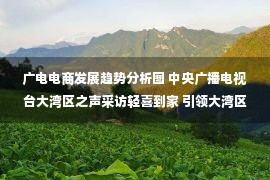 广电电商发展趋势分析图 中央广播电视台大湾区之声采访轻喜到家 引领大湾区家政发展新趋势